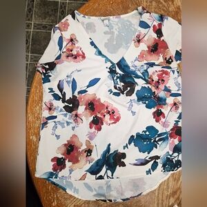 A New Day Pastel Floral Top